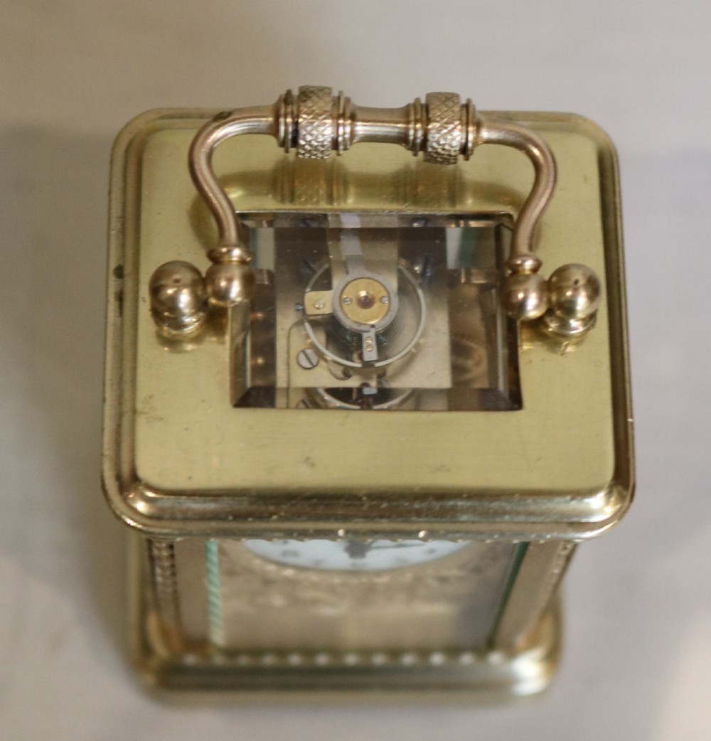 Miniature French Carriage Clock (France, c. 1900) View VI