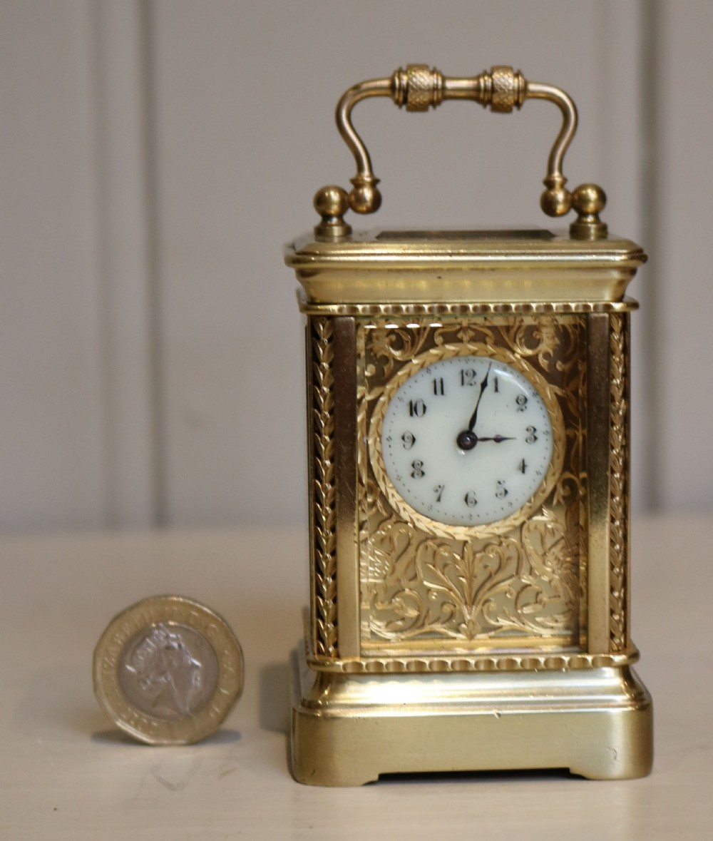 Miniature French Carriage Clock (France, c. 1900) View VIII