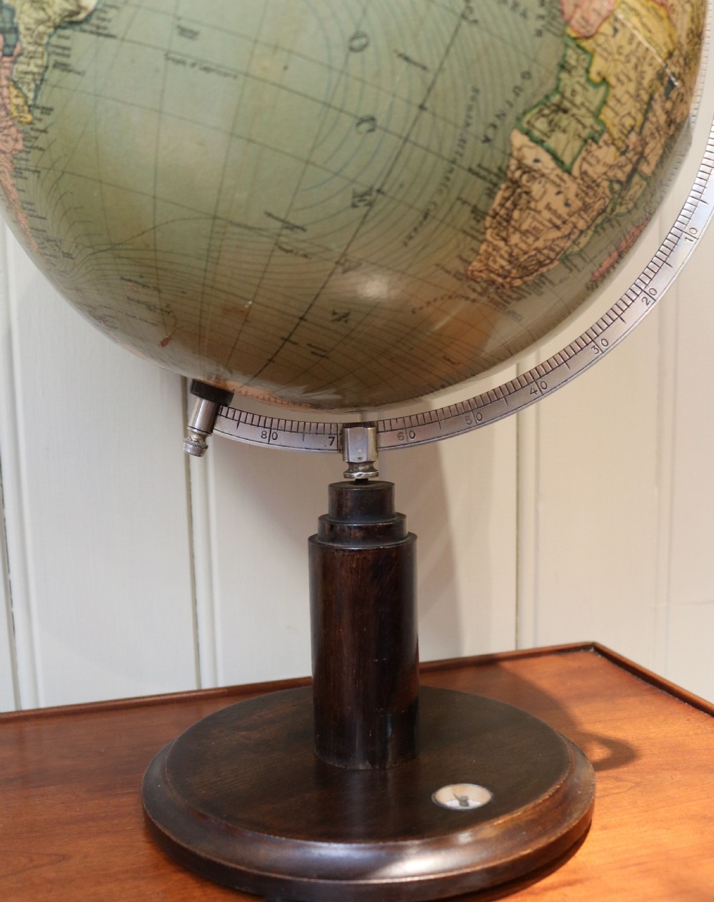 Art Deco Terrestrial Globe (England, 1938) View V
