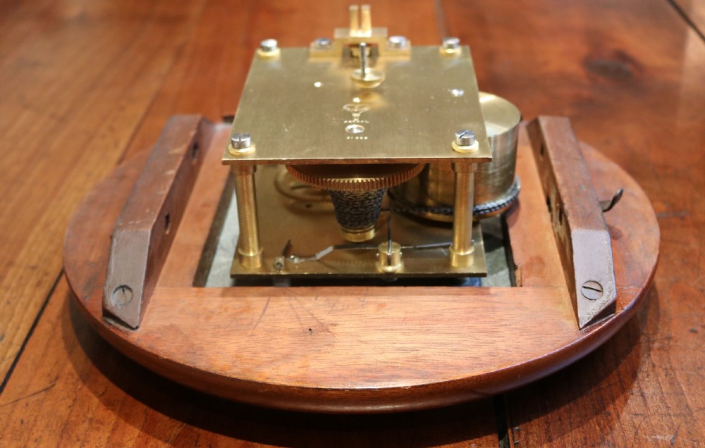 Small Mahogany 8 Inch Fusee Dial Clock (England, c. 1915) View VIII