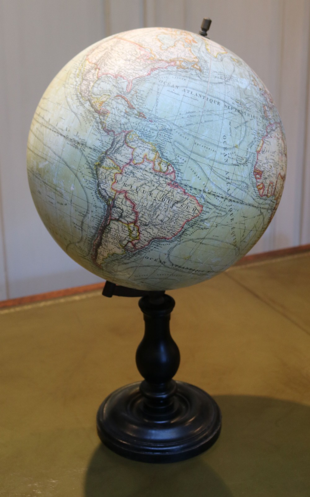 French Terrestrial Globe (France, c. 1890)