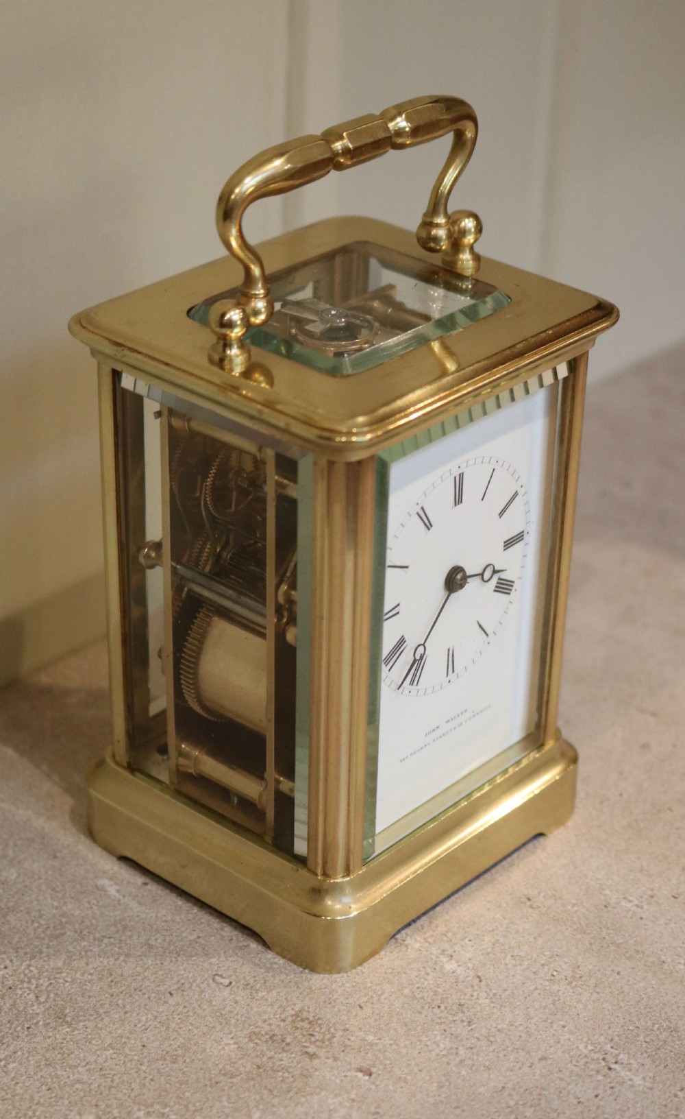 Bell Striking French Carriage Clock (France, c. 1870) View IV