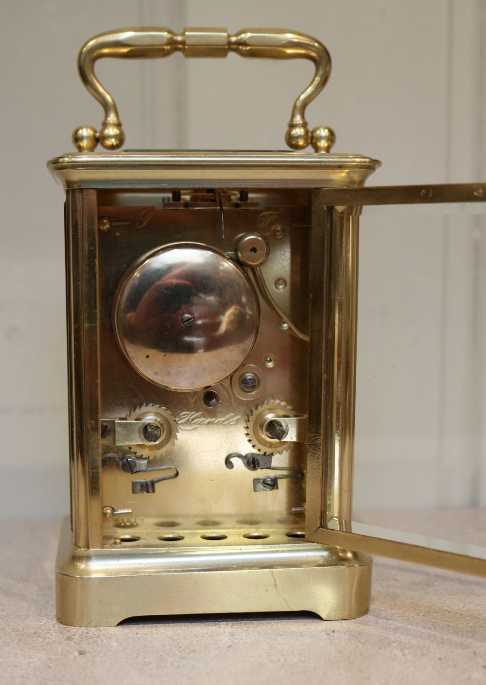 Bell Striking French Carriage Clock (France, c. 1870) View VIII