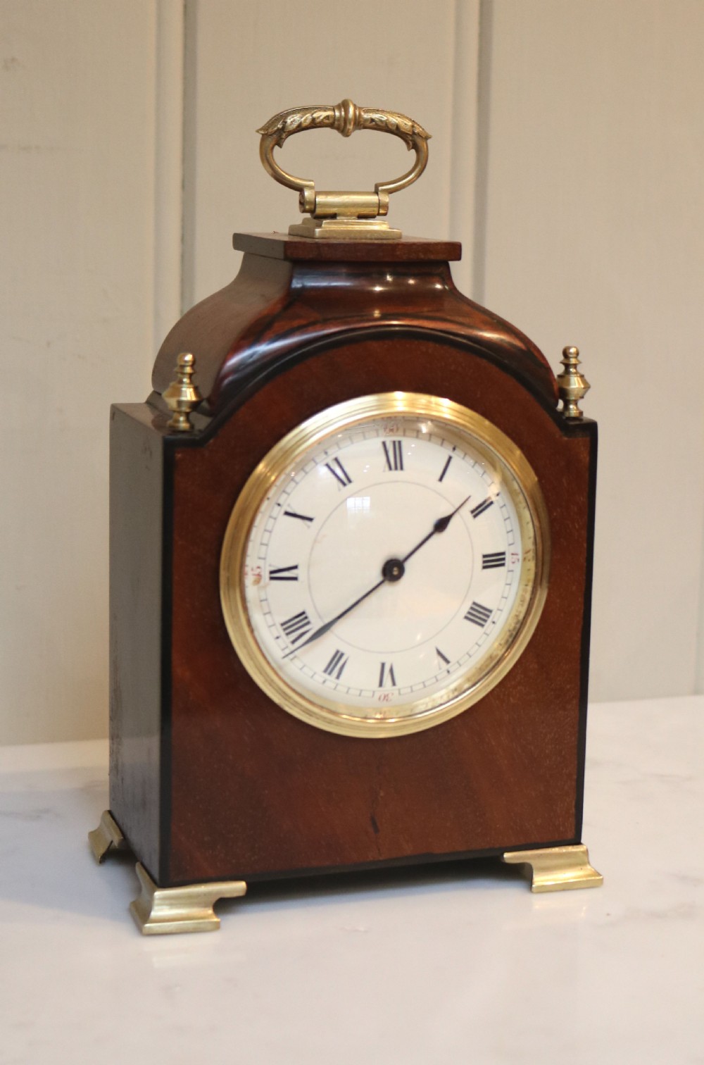 Small Mahogany Bracket Clock (Switzerland, c. 1910) View II