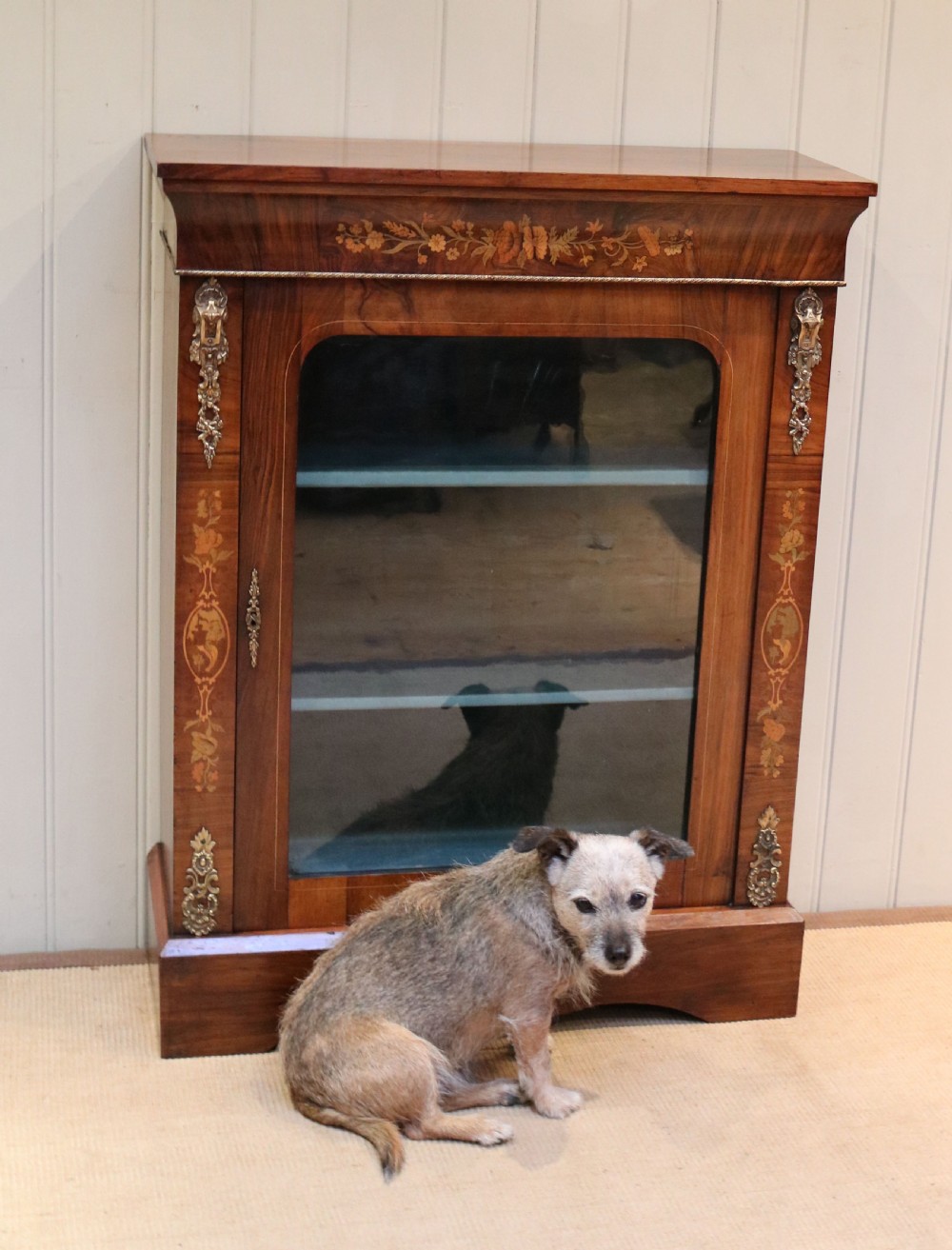 Inlaid Walnut Pier Cabinet  View VII