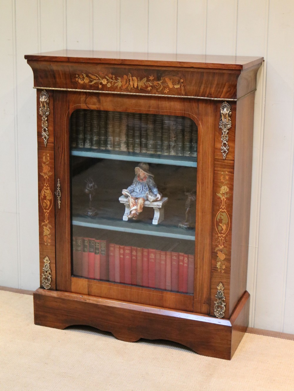 Inlaid Walnut Pier Cabinet  View VIII