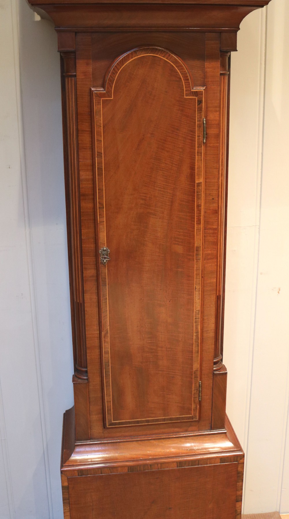 Small Scottish Mahogany Longcase Clock (Scotland, c. 1790) View V