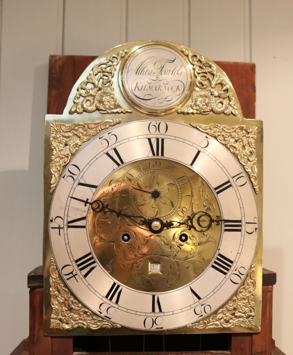 Small Scottish Mahogany Longcase Clock (Scotland, c. 1790) View VIII
