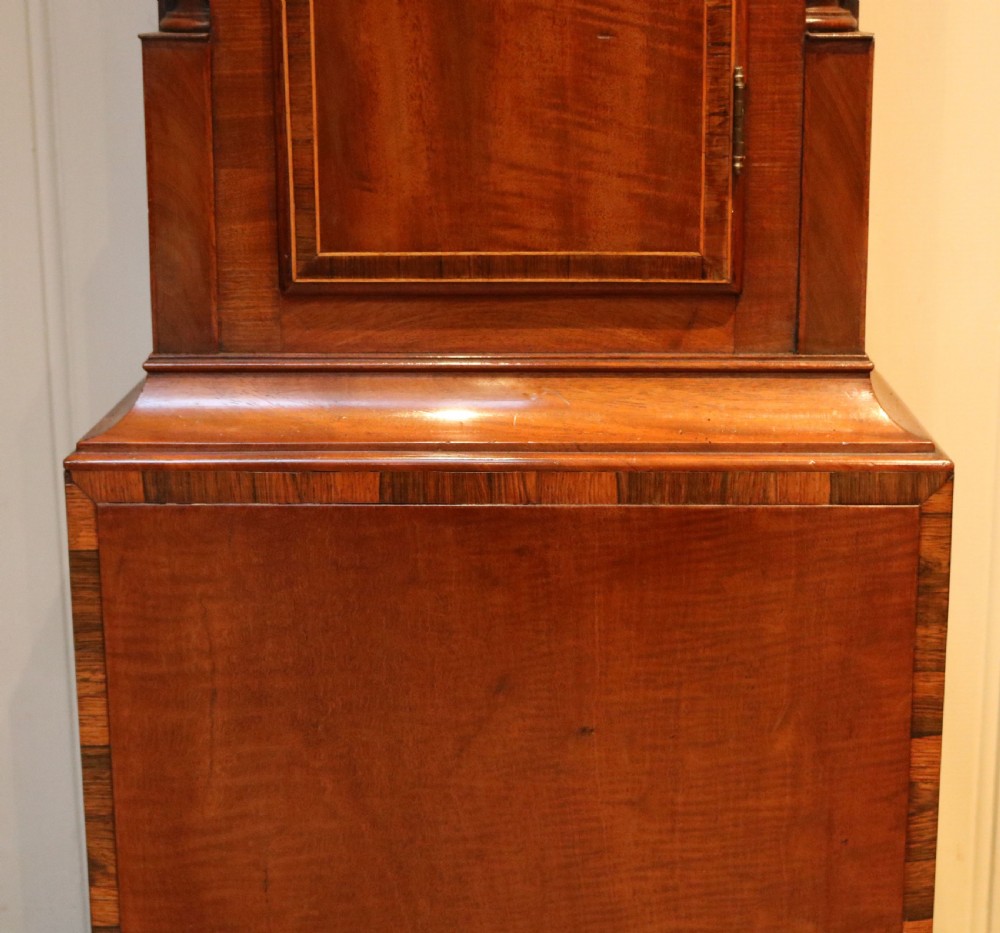 Small Scottish Mahogany Longcase Clock (Scotland, c. 1790) View XI