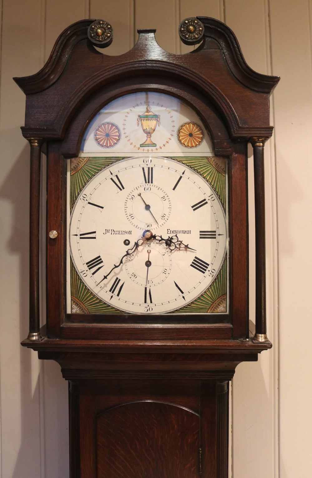 Small Oak Scottish Longcase Clock (Scotland, c. 1820) View IV