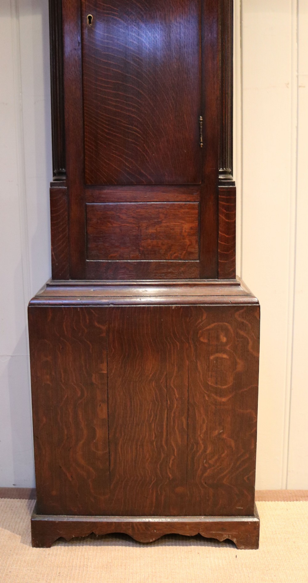 Small Oak Scottish Longcase Clock (Scotland, c. 1820) View VI