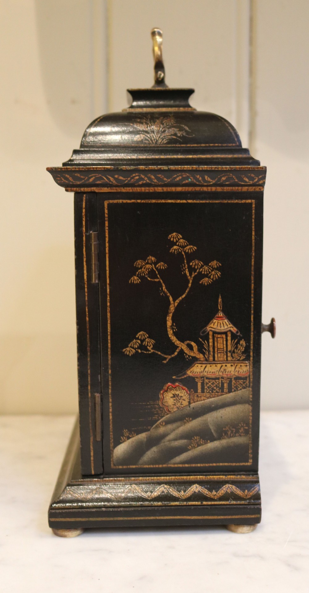 Chinoiserie Bracket Clock (England, 1930) View III