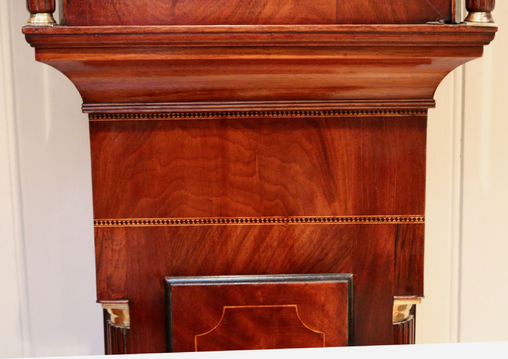 Mahogany Moon Phase Longcase Clock (England, c. 1830) View V