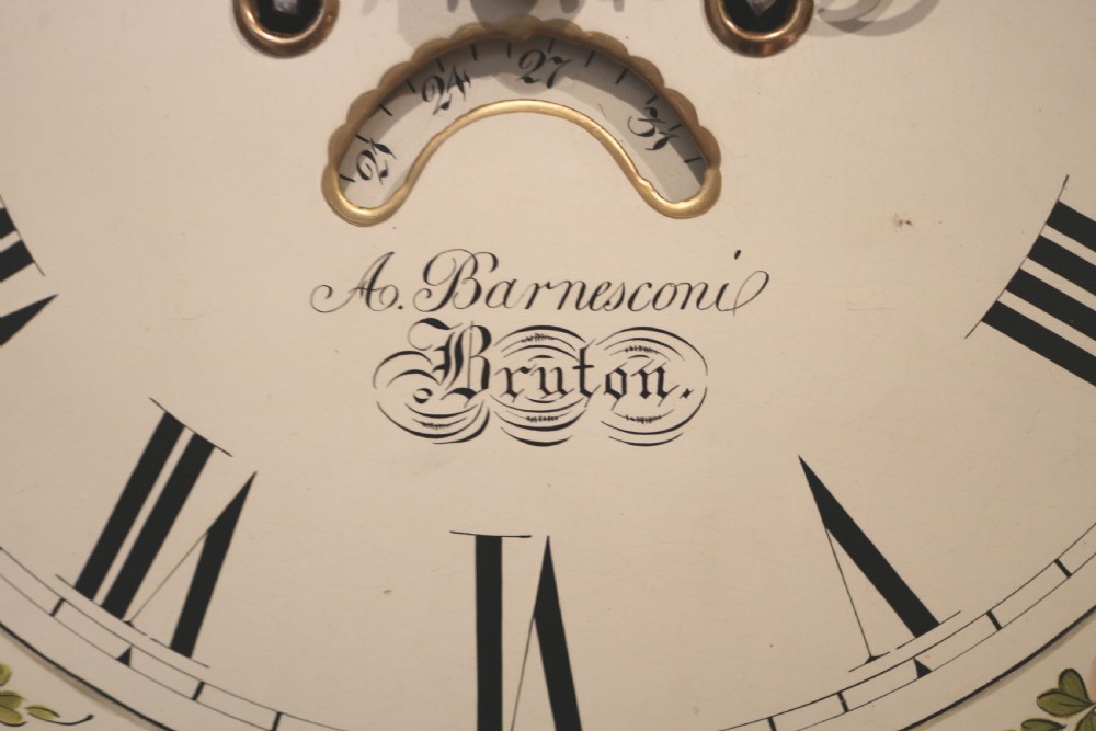 Mahogany Moon Phase Longcase Clock (England, c. 1830) View IX