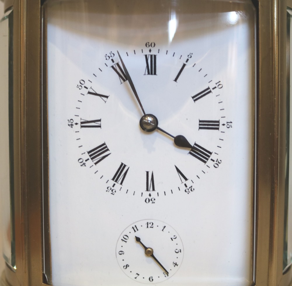 French Oval Strike, Repeat and Alarm Carriage Clock (France, 1860) View IX