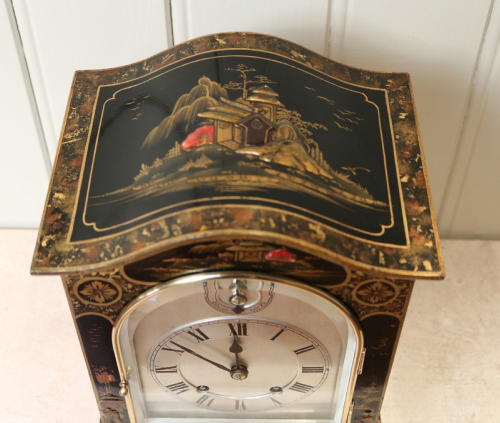 Chinoiserie Ting Tang Bracket Clock  View VI