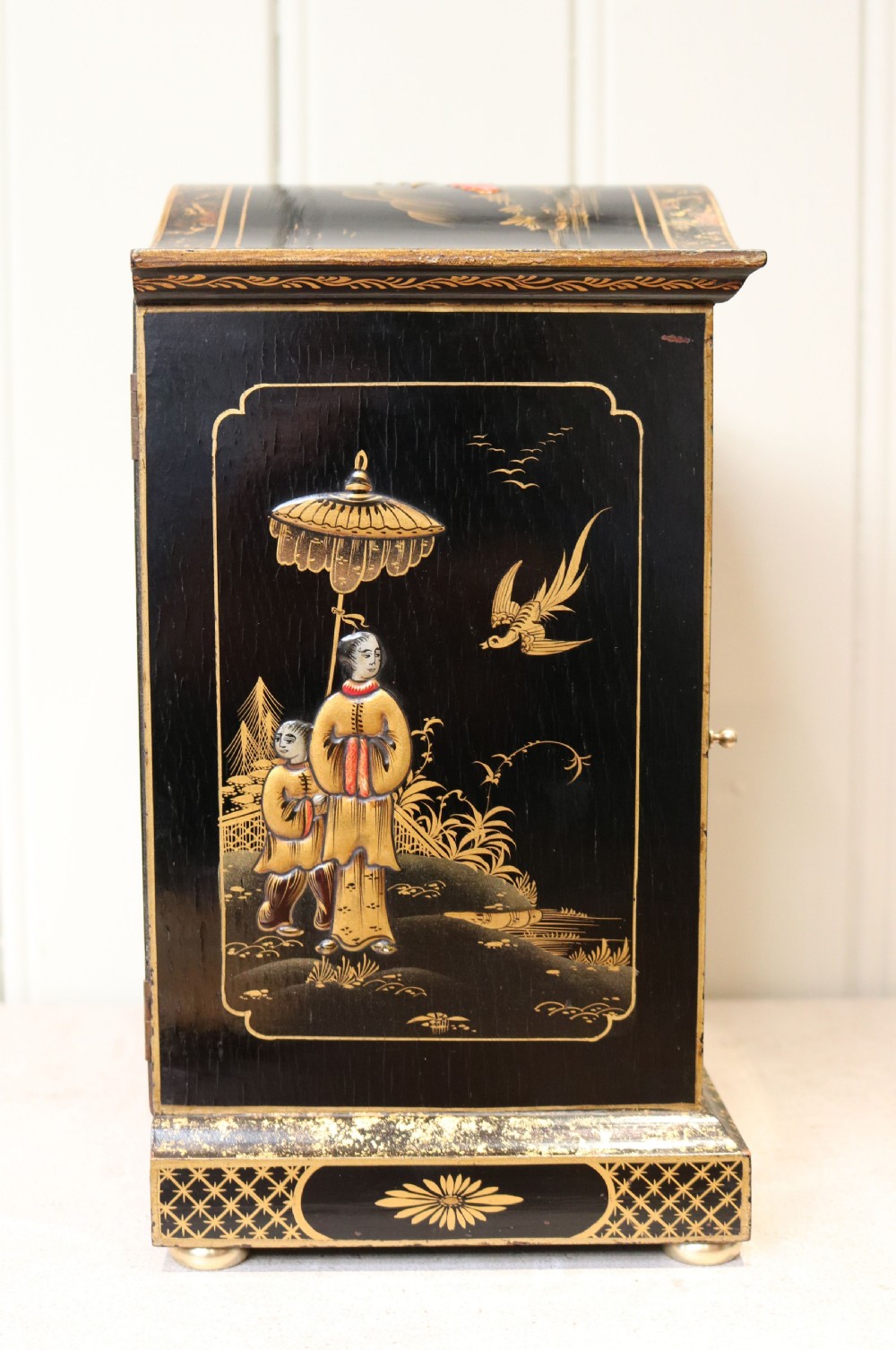Chinoiserie Ting Tang Bracket Clock  View VII