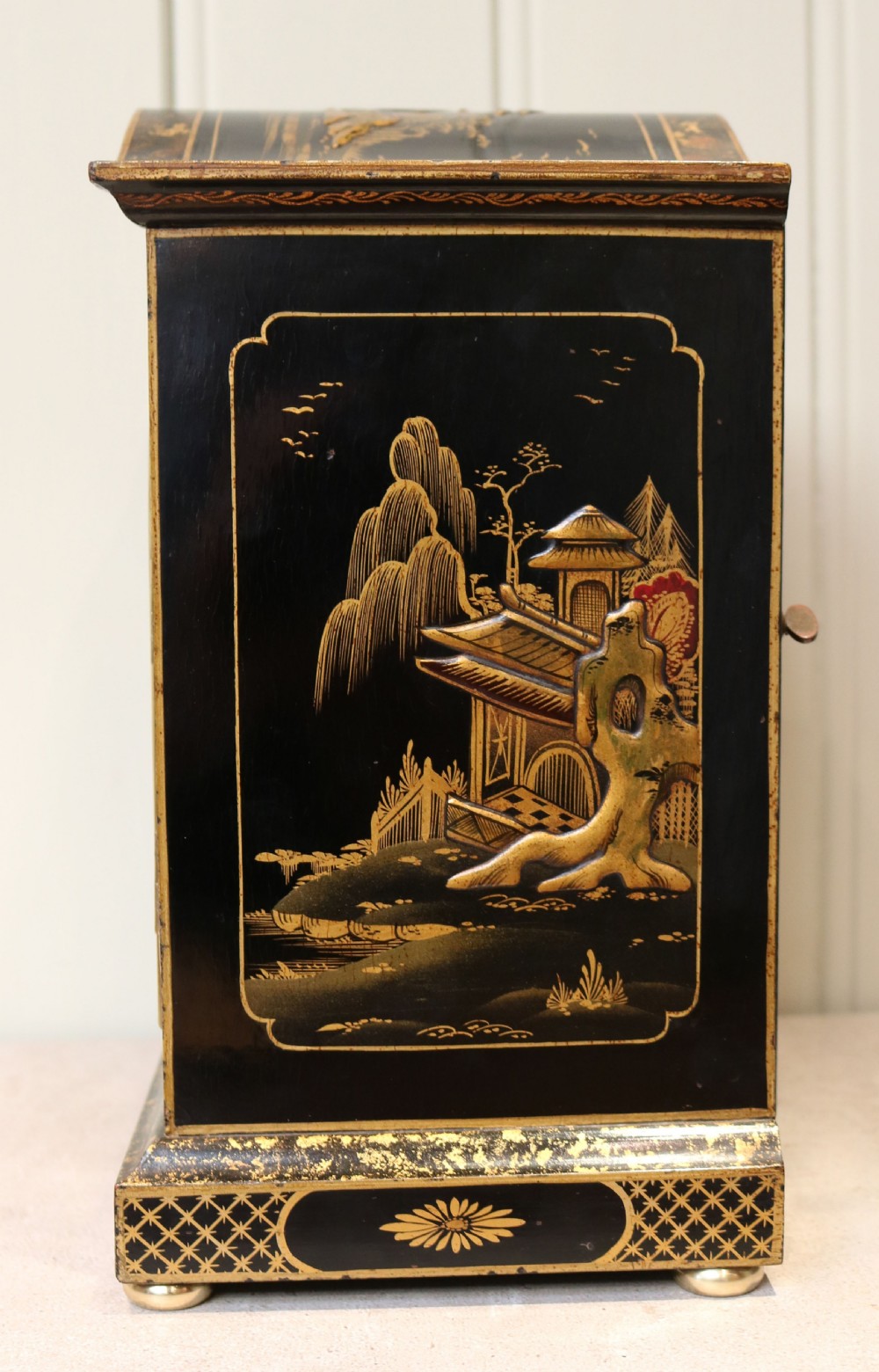 Chinoiserie Ting Tang Bracket Clock  View XI