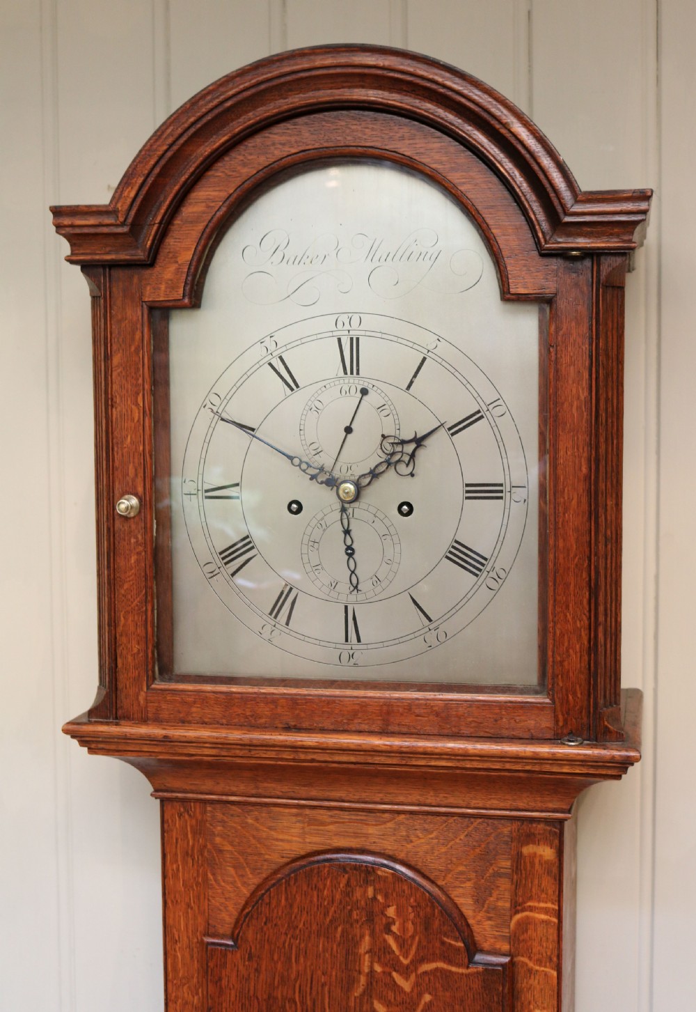 Small Oak Longcase Clock (England, c. 1770) View II
