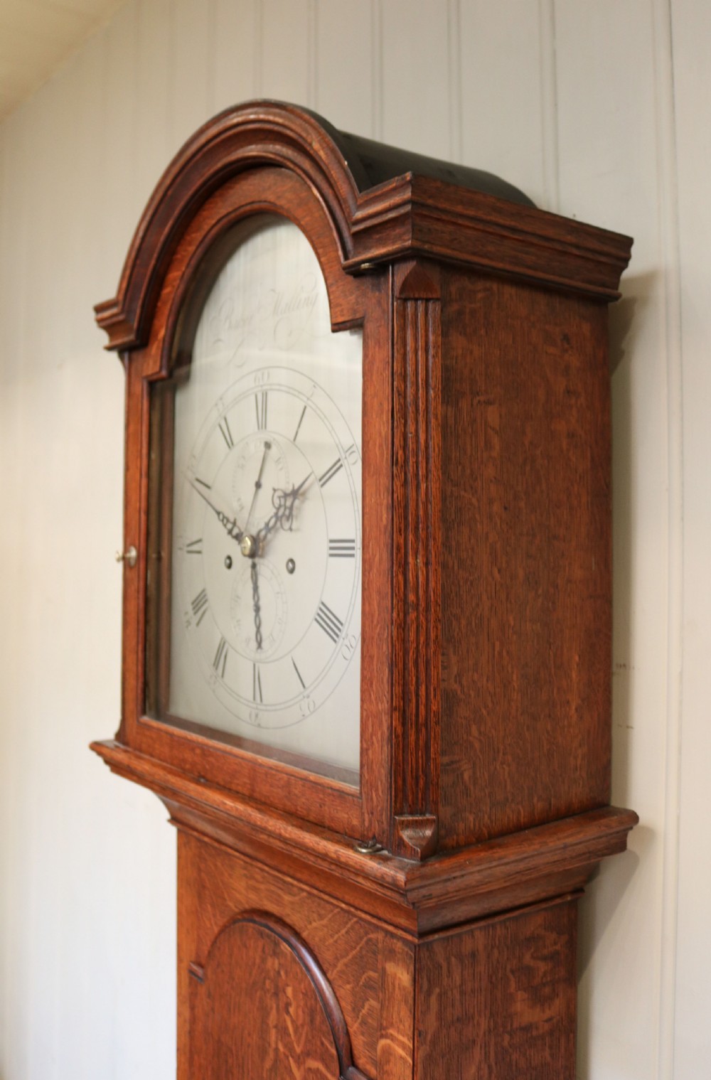 Small Oak Longcase Clock (England, c. 1770) View VI