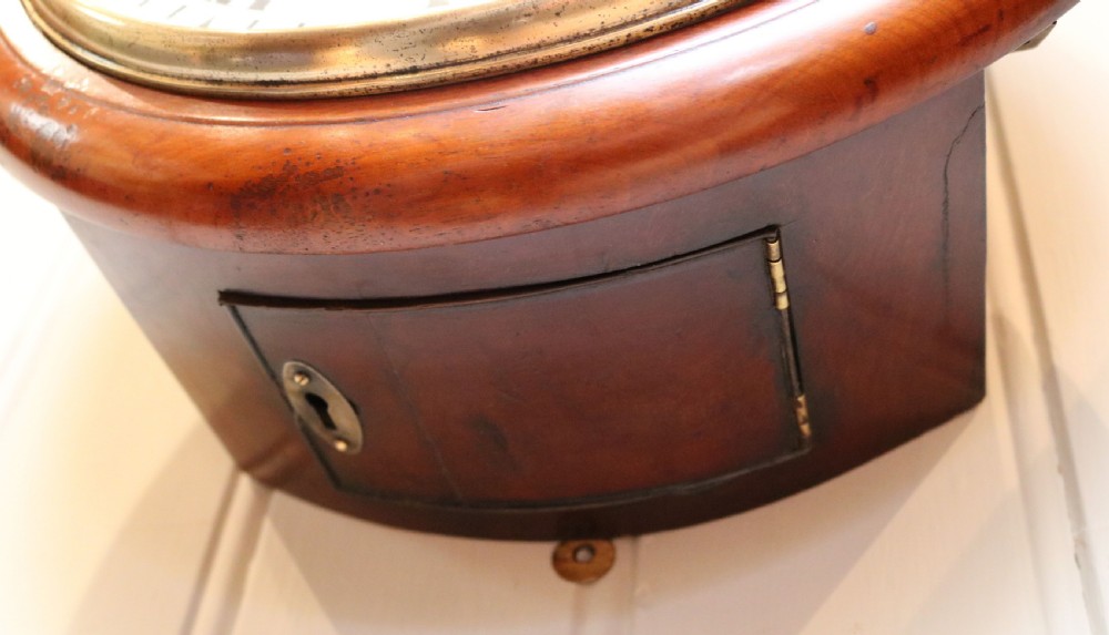 Mahogany Fusee Dial Clock (England, c. 1870) View IV
