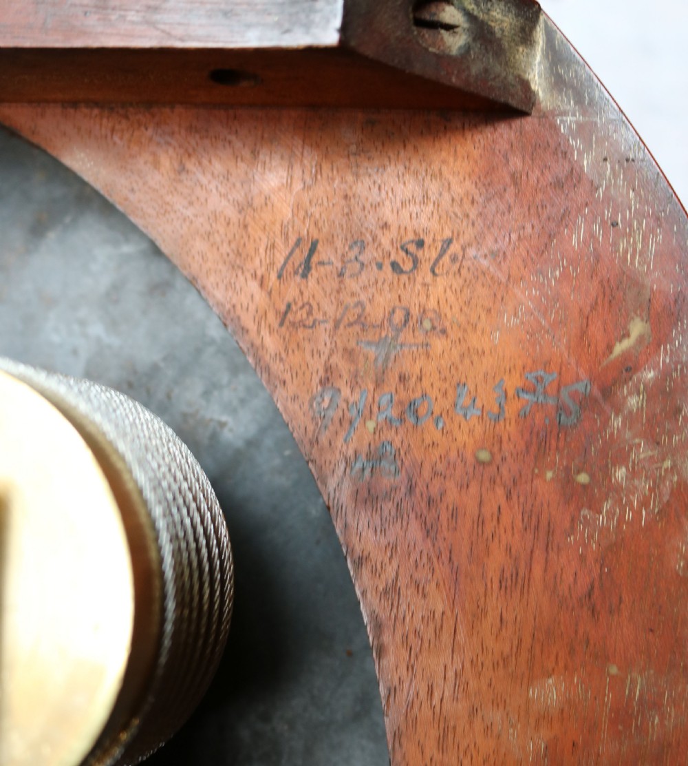 Mahogany Fusee Dial Clock (England, c. 1870) View VIII
