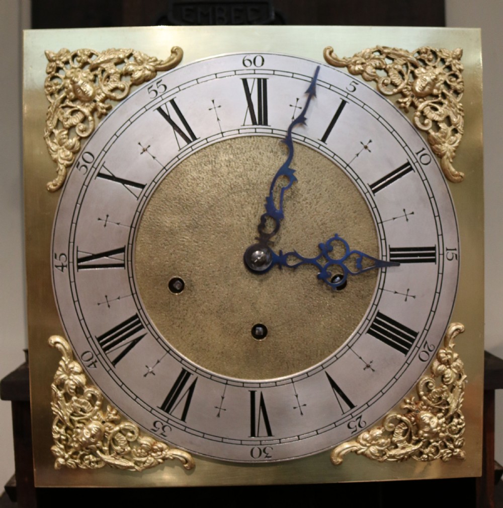 Small Oak Westminster Chime Longcase Clock (Germany, c. 1920) View V