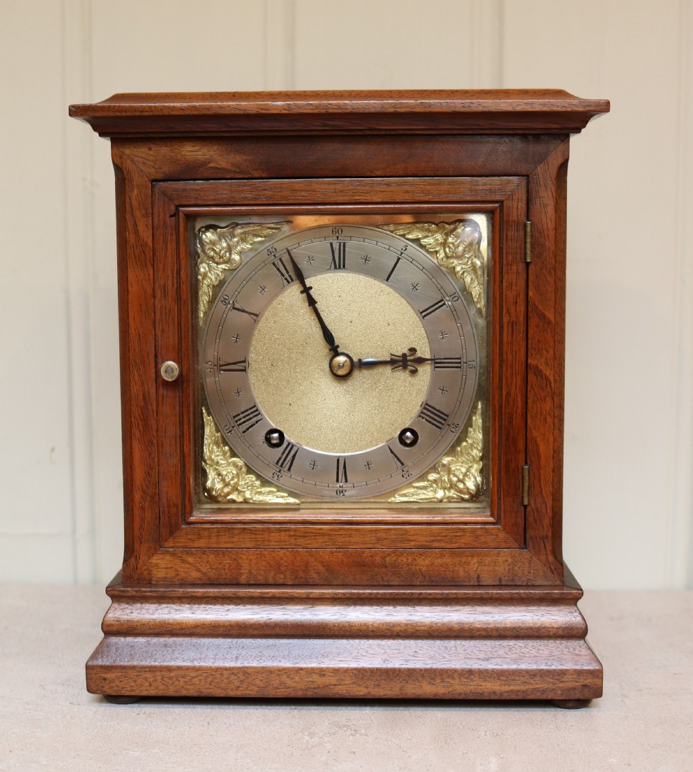 Walnut Striking Mantel Clock (Germany, c. 1890)