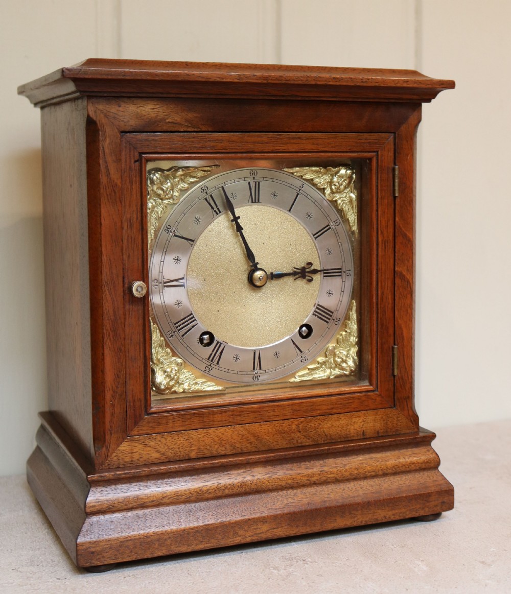  Walnut Striking Mantel Clock (Germany, c. 1890) View III