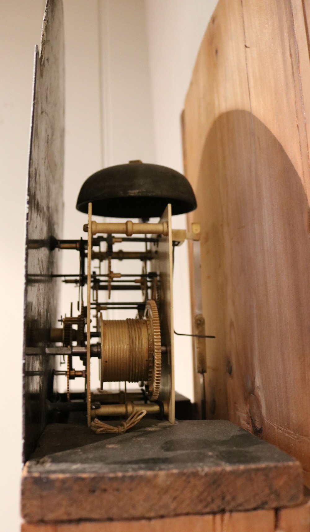 Pine Hunting Scene Longcase Clock (England, 1824 to 1834) View VII