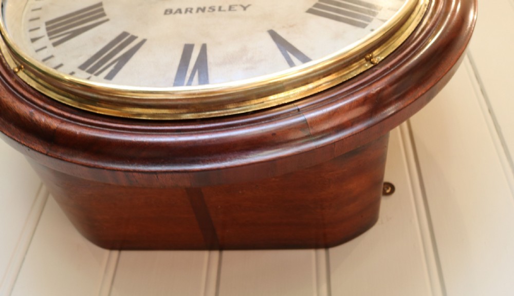 Large Industrial Factory Dial Wall Clock (England, c. 1880) View V