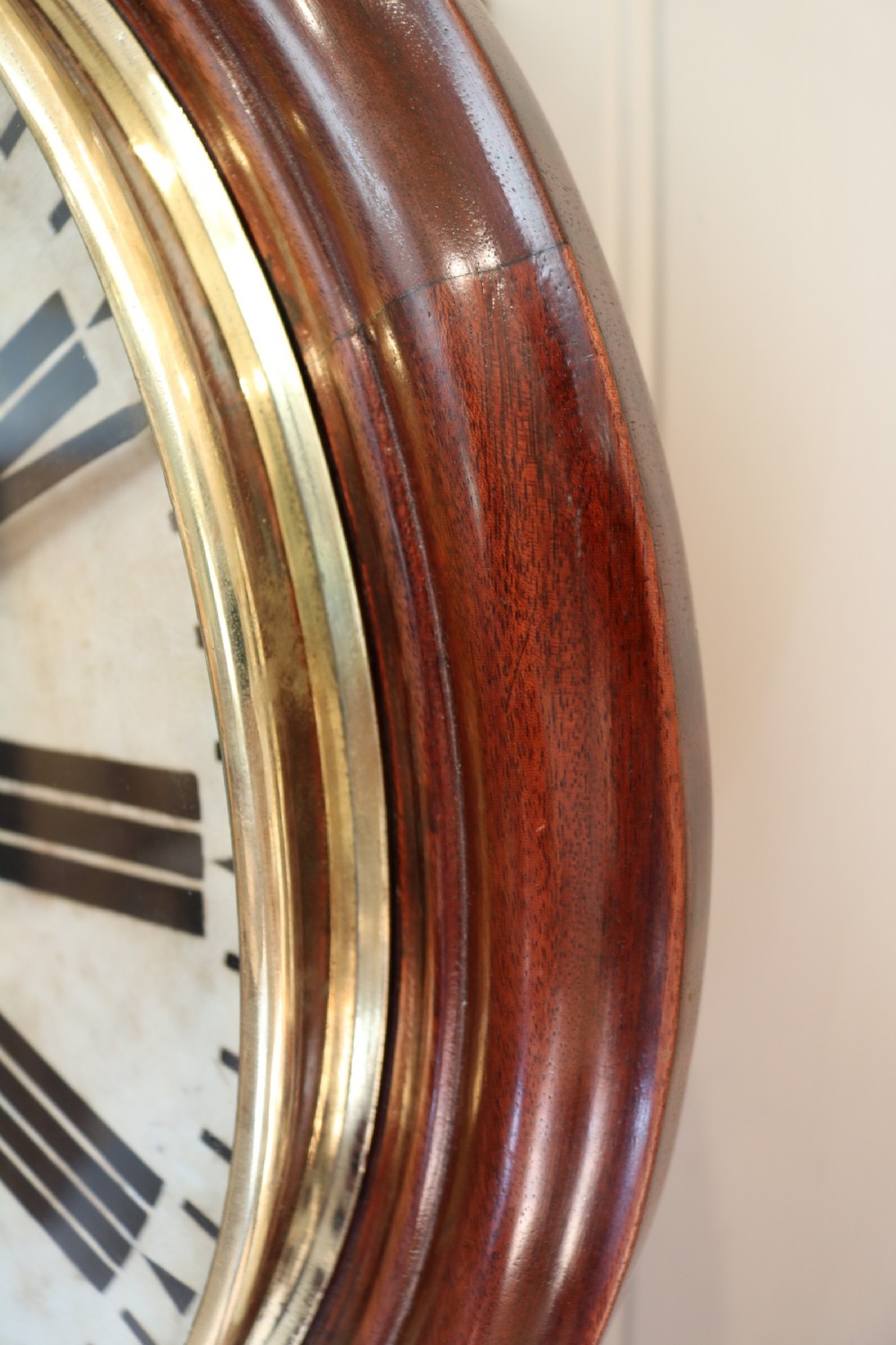 Large Industrial Factory Dial Wall Clock (England, c. 1880) View VI