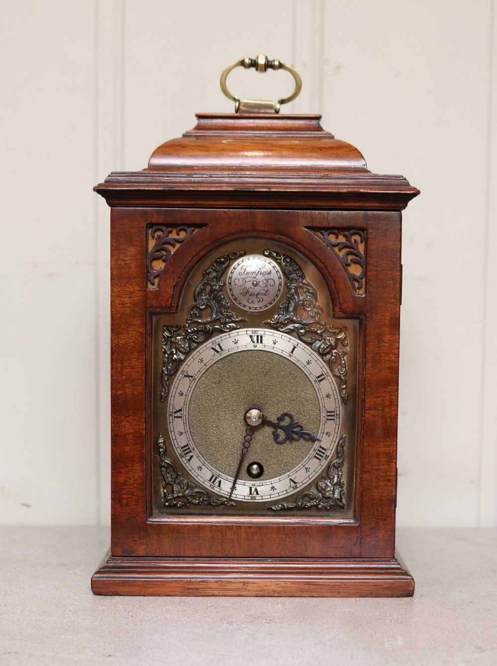 Miniature Mahogany Bracket Clock (England, c. 1920)