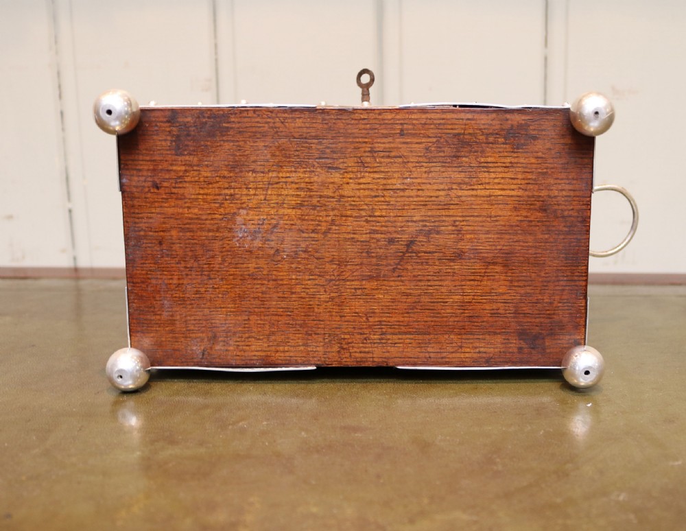 Arts and Crafts Oak Tea Caddy (England, c. 1900) View XII