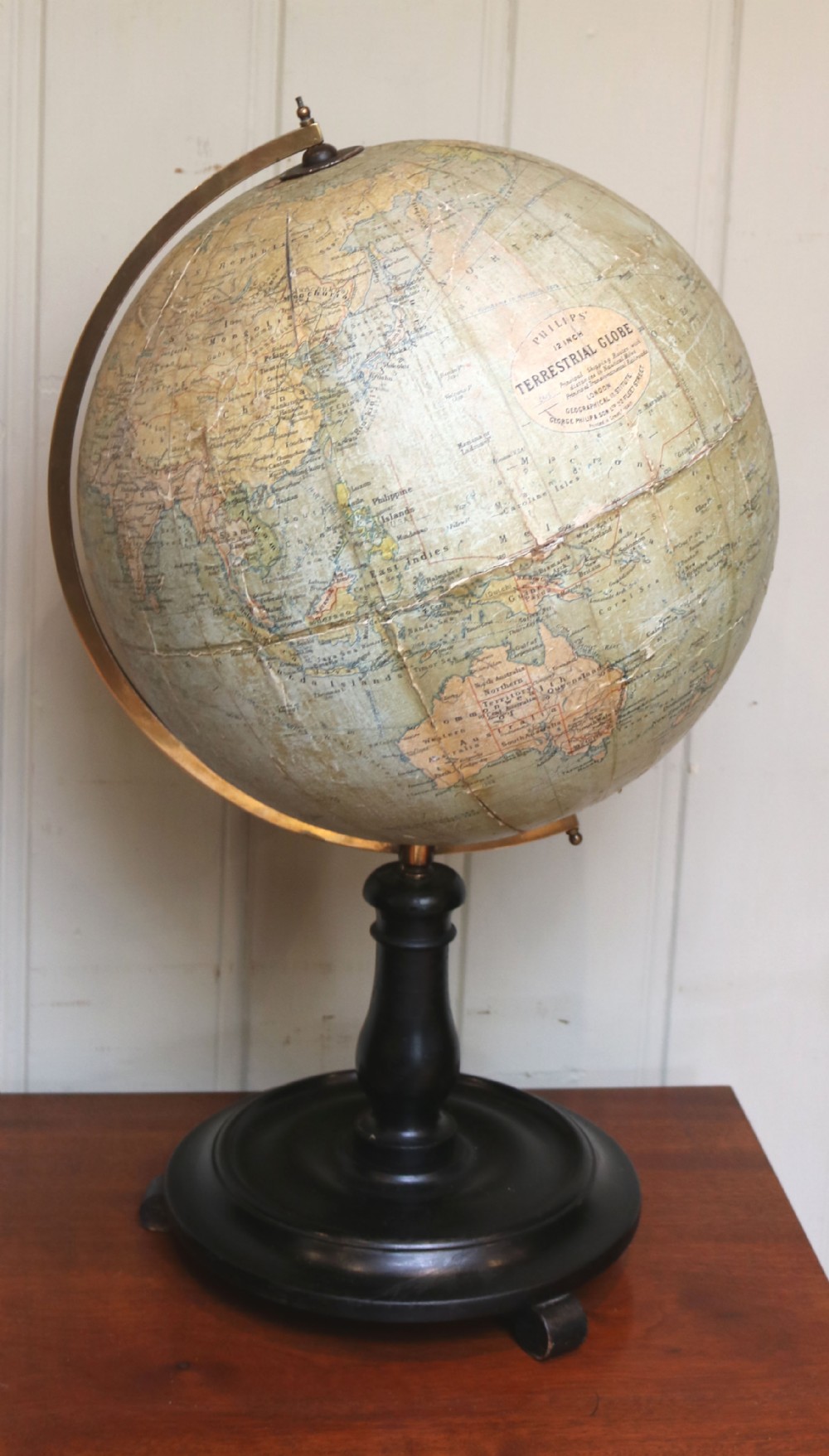 Philips 12 Inch Terrestrial Globe On Stand 
