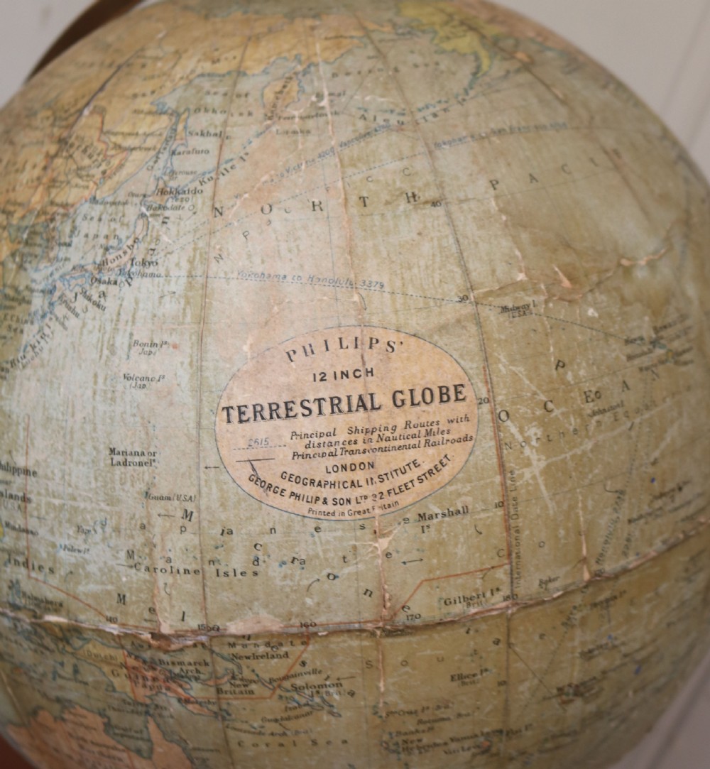 Philips 12 Inch Terrestrial Globe On Stand  View II