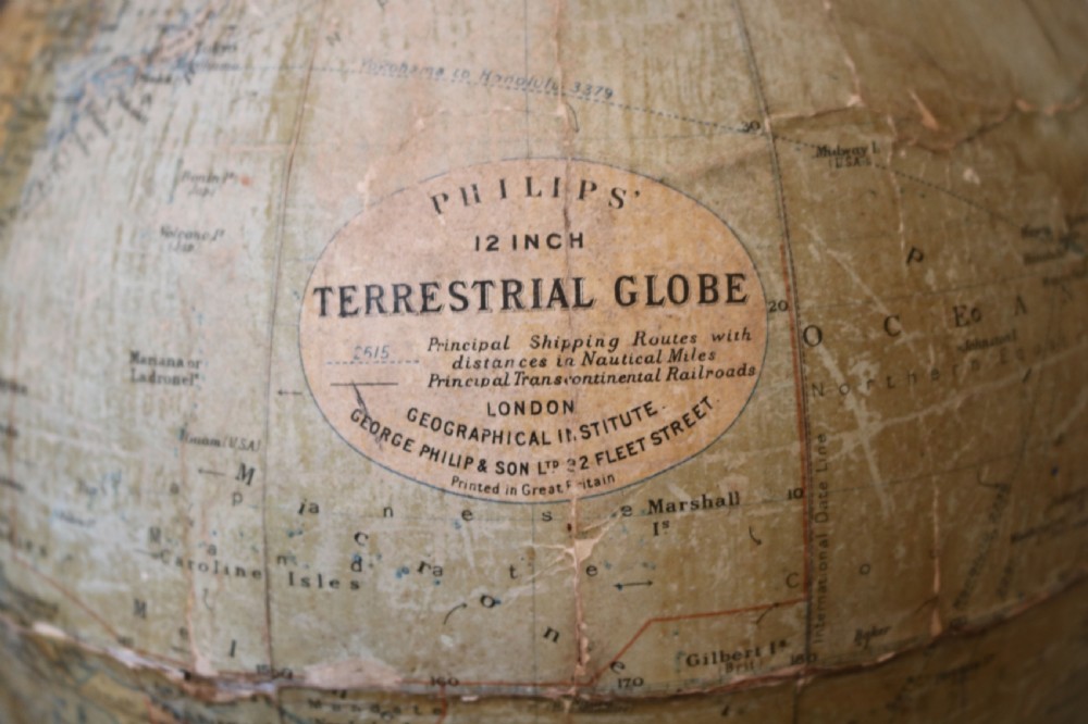 Philips 12 Inch Terrestrial Globe On Stand  View IV