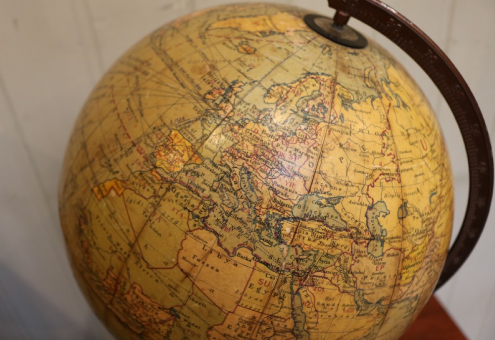 Webb's Terrestrial Radio Globe  View IV