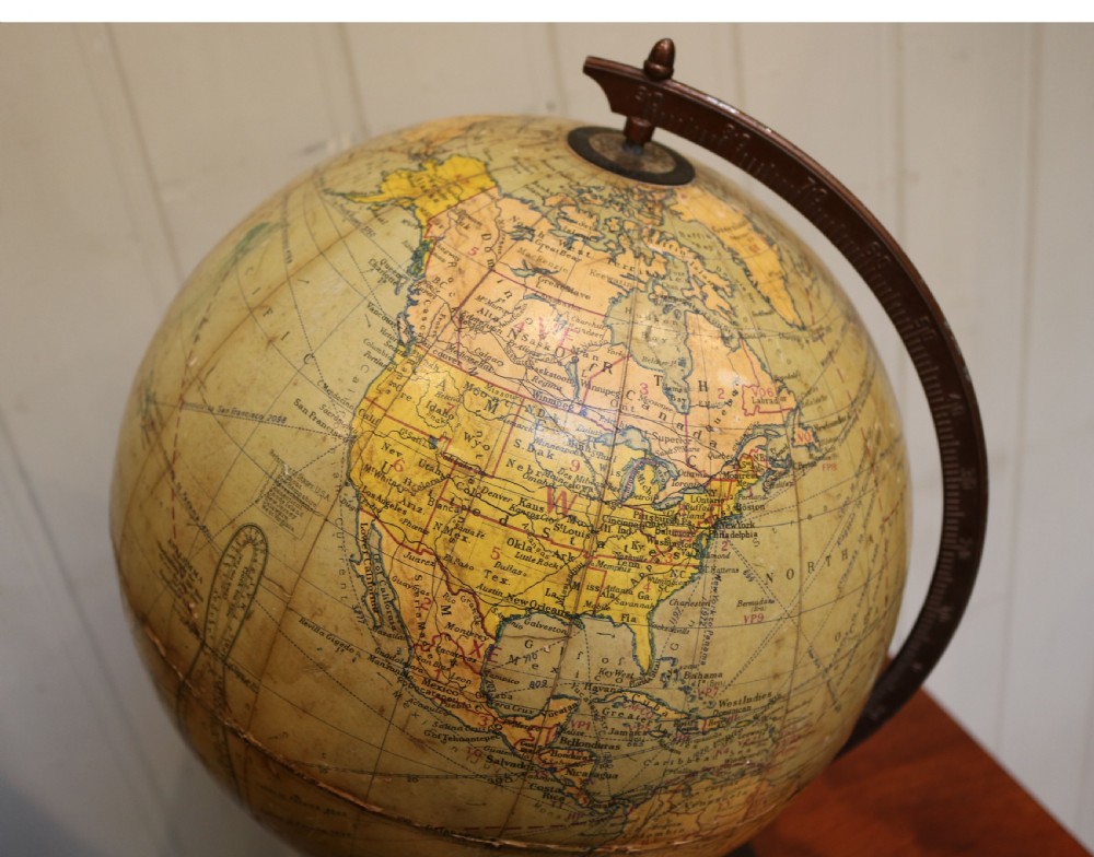 Webb's Terrestrial Radio Globe  View V
