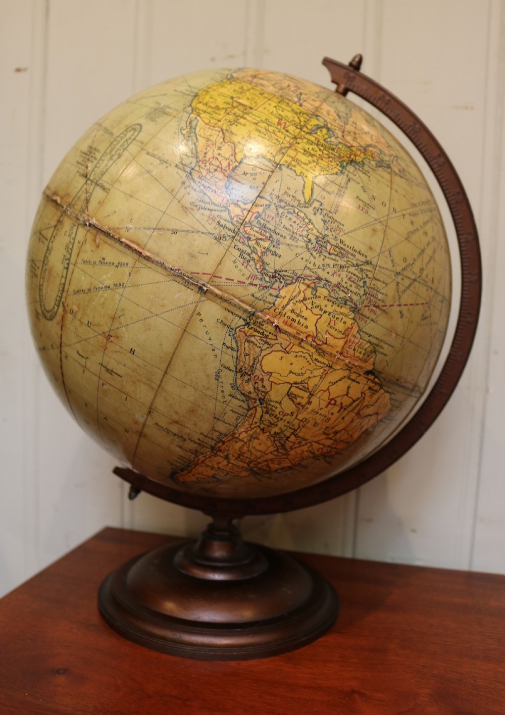 Webb's Terrestrial Radio Globe  View VII
