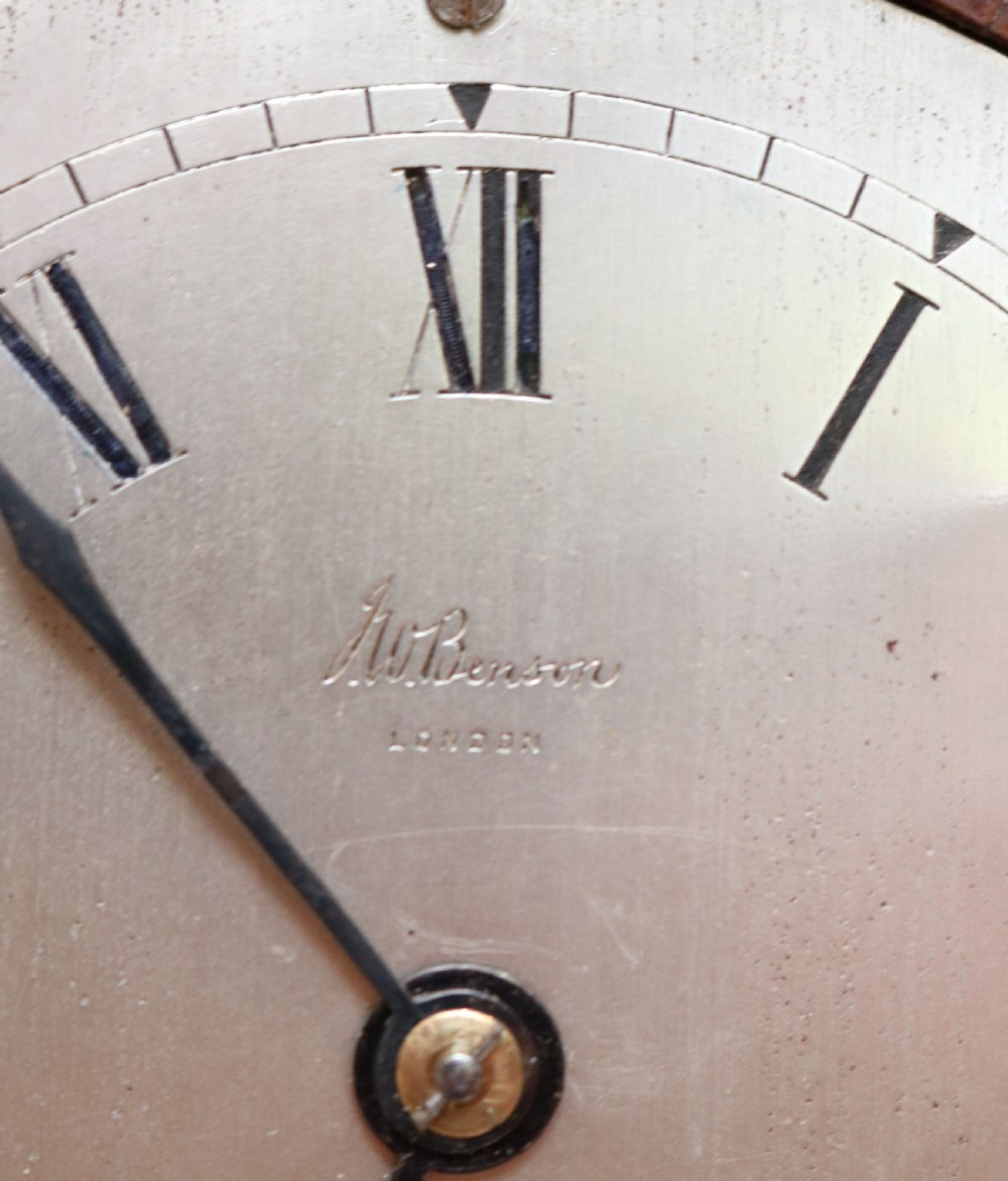 Bird's Eye Maple Mantel Clock (England, 1910 to 1920) View XI