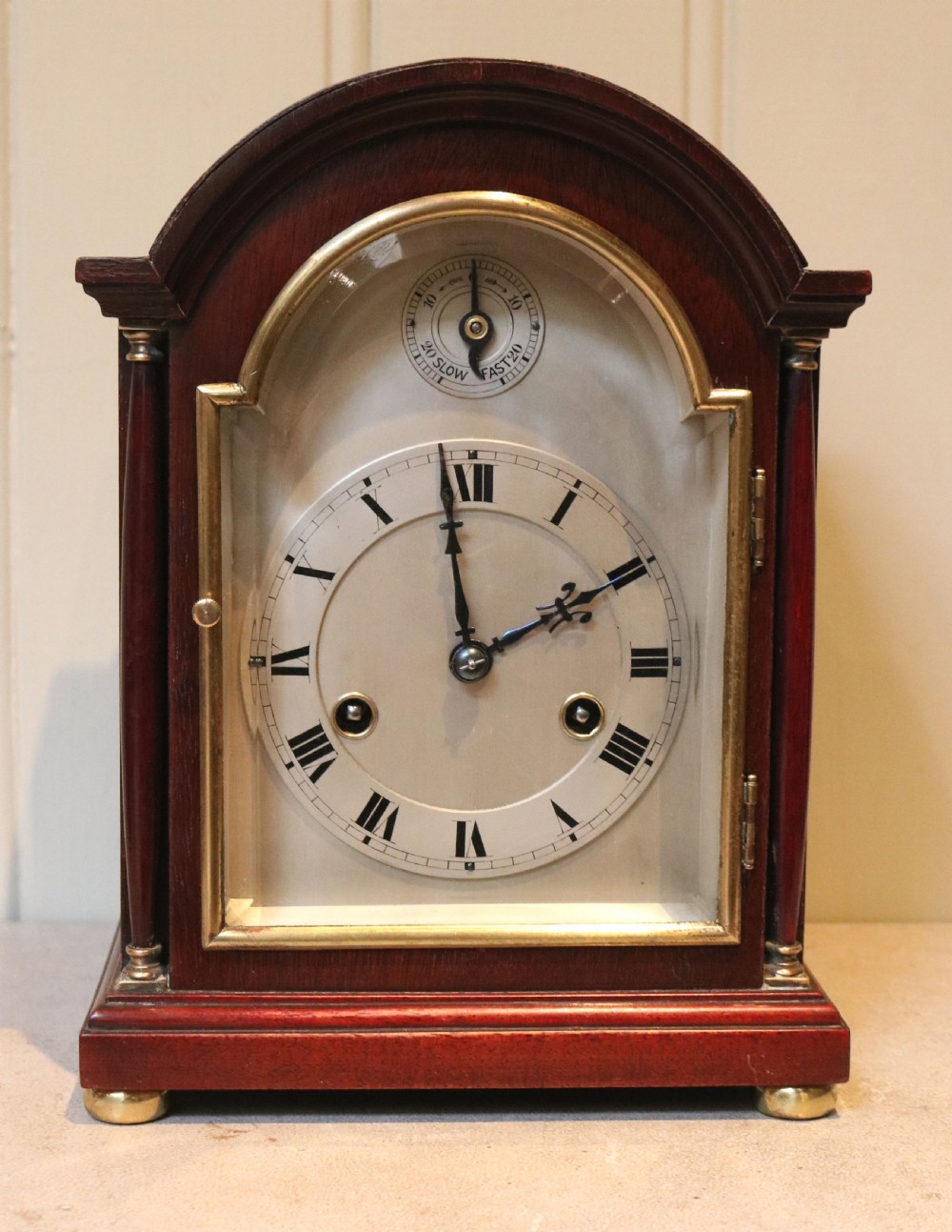 Small Mahogany Bracket Clock (Germany, 1926) View II