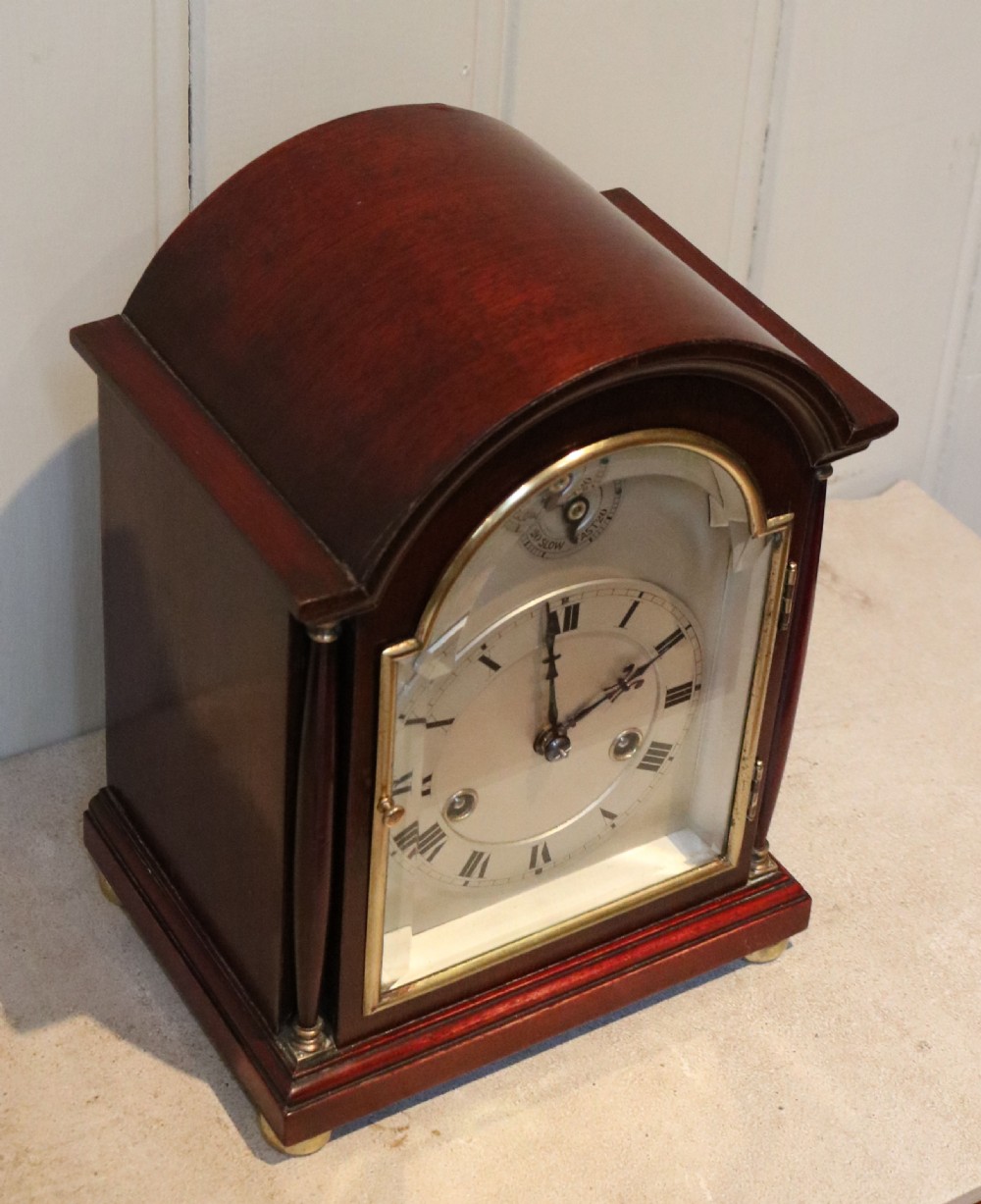 Small Mahogany Bracket Clock (Germany, 1926) View IV