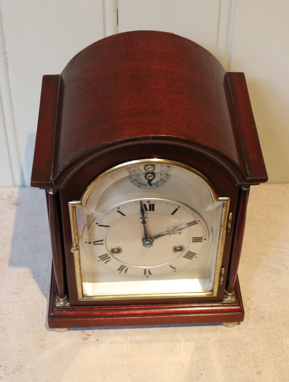 Small Mahogany Bracket Clock (Germany, 1926) View V