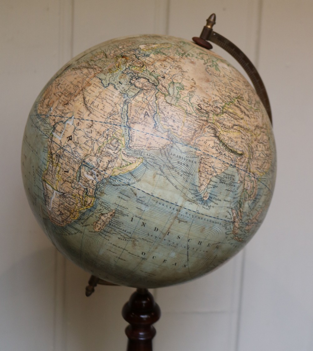 German 9 Inch Terrestrial Globe (Germany, 1868) View III