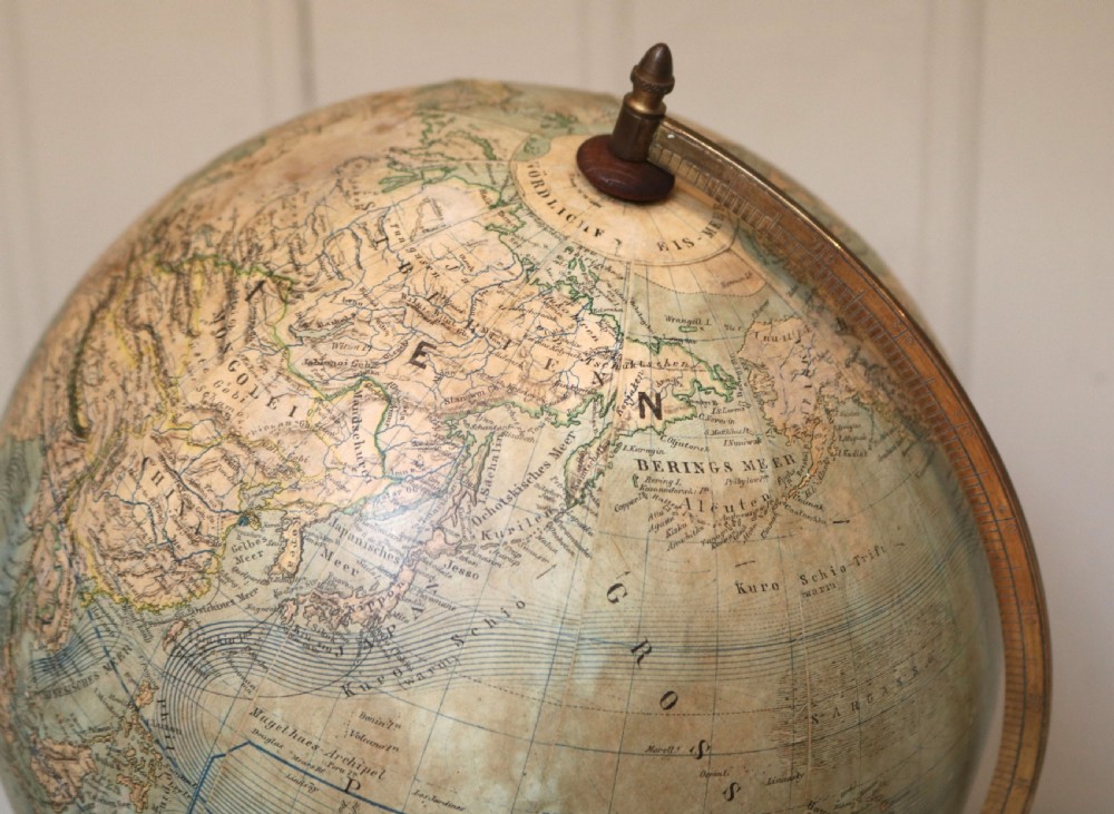 German 9 Inch Terrestrial Globe (Germany, 1868) View VI