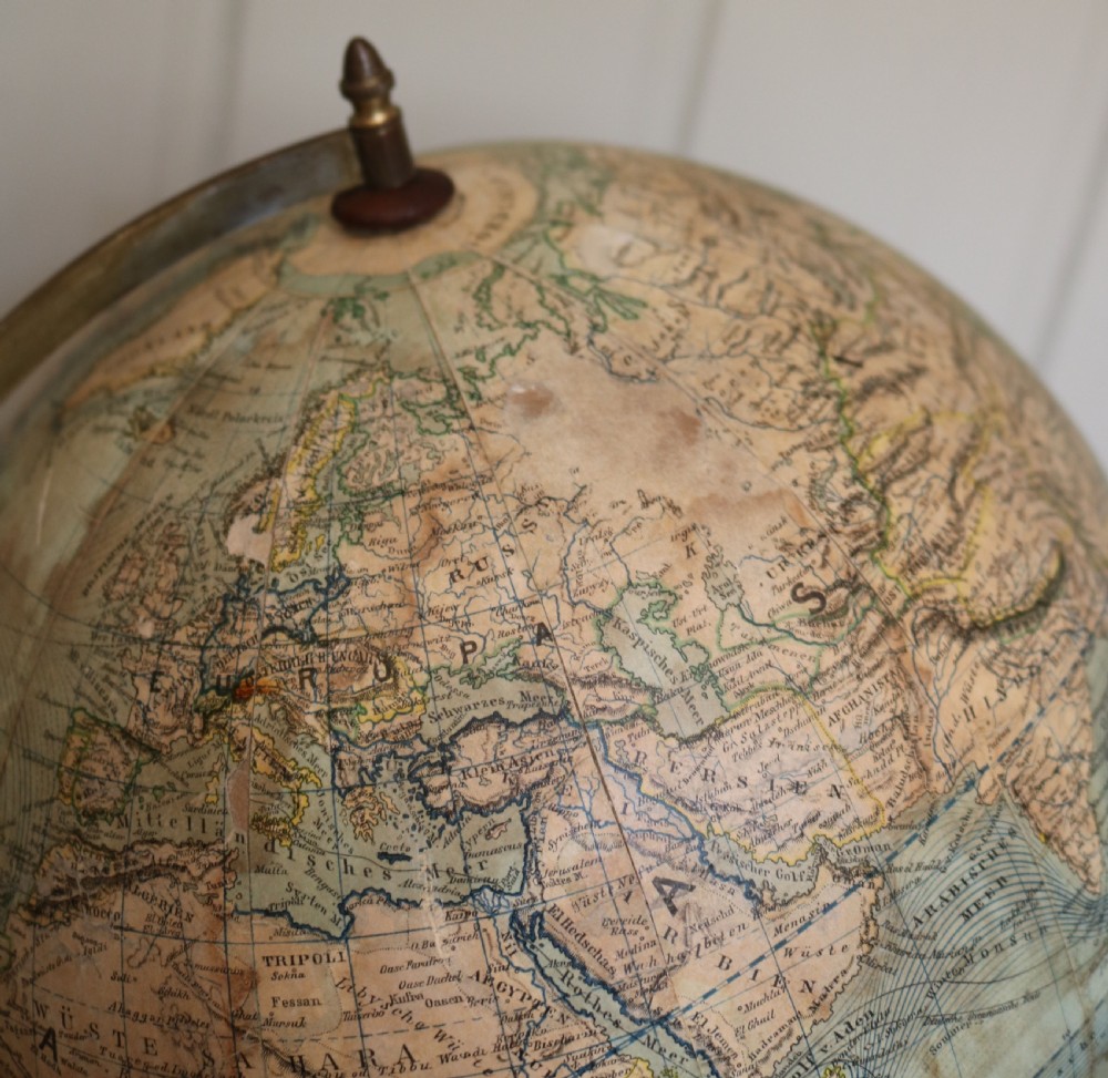 German 9 Inch Terrestrial Globe (Germany, 1868) View VIII