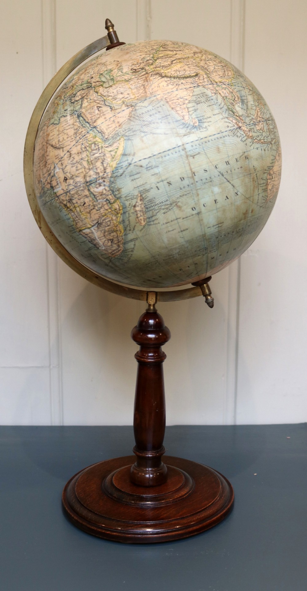 German 9 Inch Terrestrial Globe (Germany, 1868) View IX