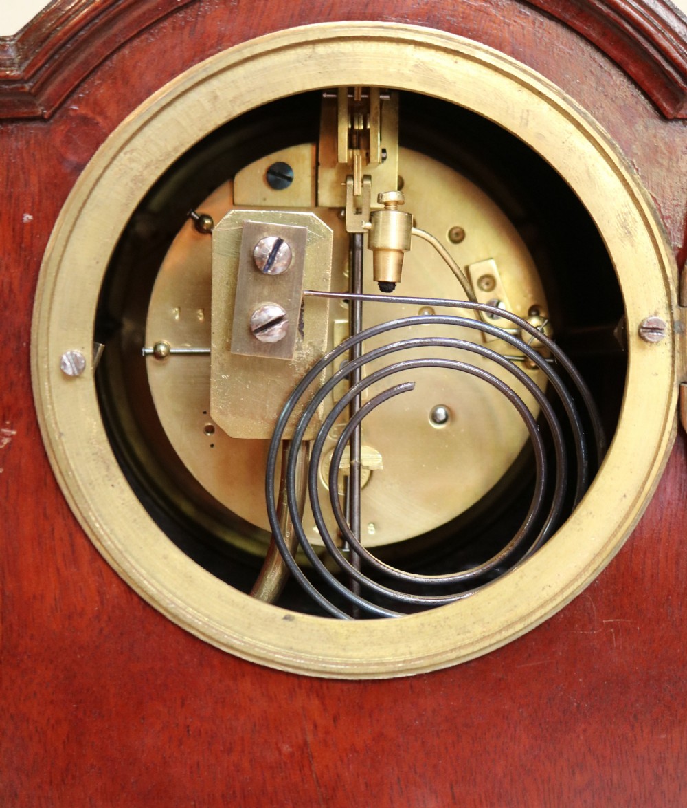 Miniature Mahogany Bracket Clock (England and France, c. 1910) View VIII