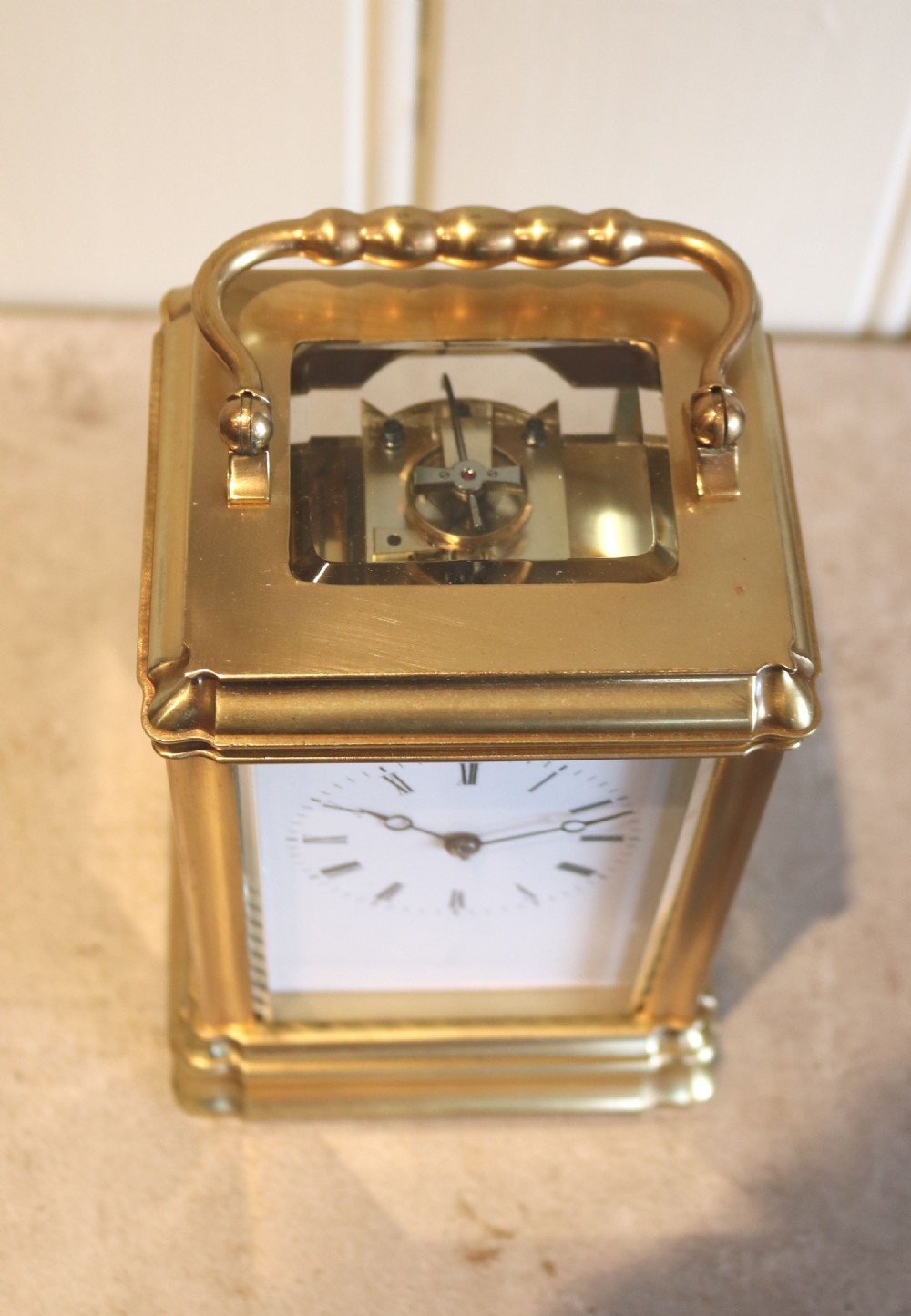 Bell Striking Gorge Case Carriage Clock (France, c. 1880) View VII